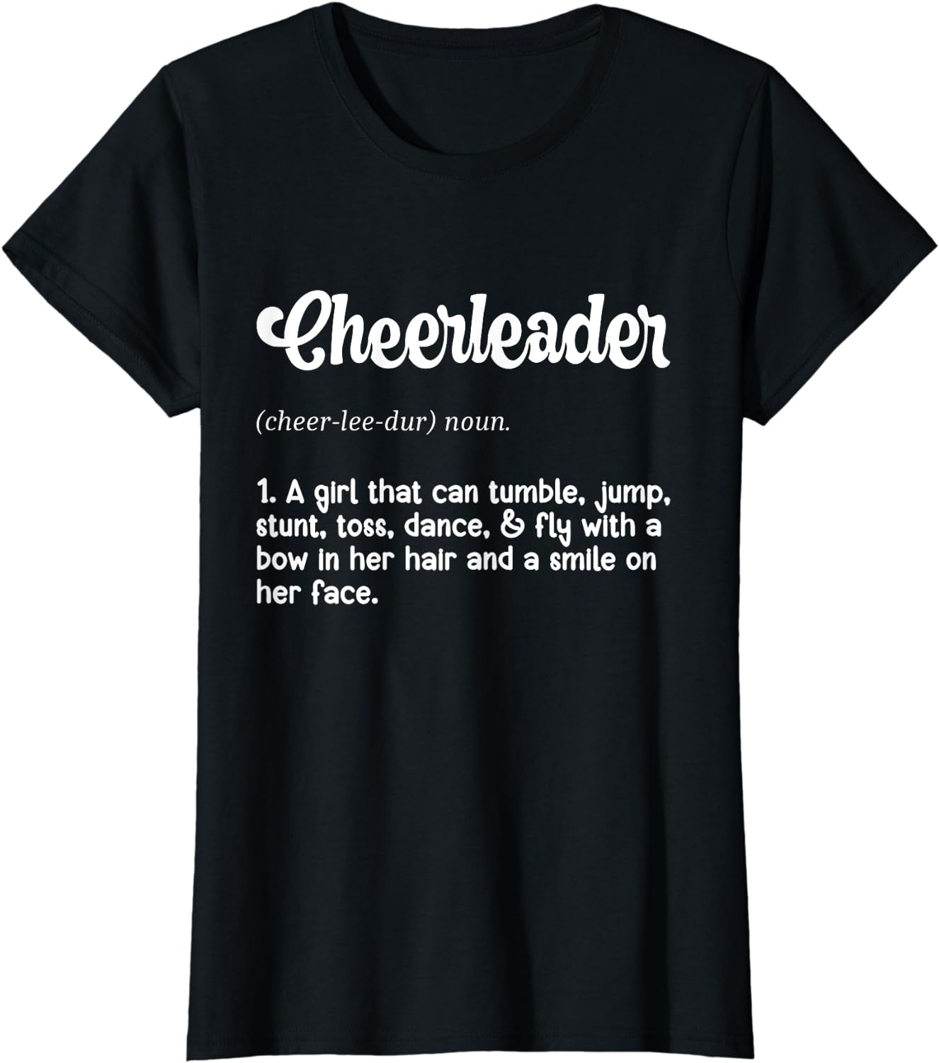 Cheerleader Definition Cheerleader Rebel Cheerleading Outfit TShirt