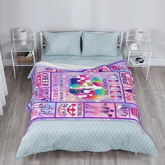 Cheerleader Gifts, Cheer Gifts, Cheerleader Gifts for Girls, Cheerleading Gifts, Cheer Blanket, Cheerleader Gift, Cheer Gifts for Girls, Blanket 60" x 50 "