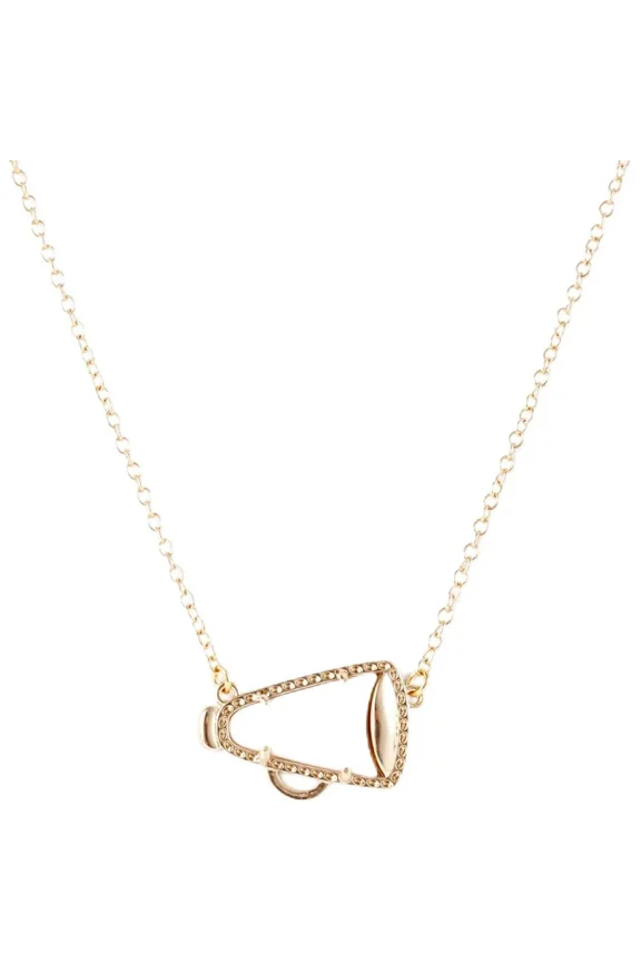 Cheerleader Gifts Cheer Necklace, Cheerleading Necklace for Women Cheer Team Gifts Pendant Charm Necklace Jewelry Cheer Coach Gifts for Women Mom Coach
