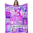 thumbnail image 1 of Cheerleader Gifts for Girls, Cheerleading Gifts, Cheer Gifts for Cheerleaders, Cheerleading Gifts for Team, Cheerleading Coach Gifts, Christmas Birthday Gifts for Cheerleaders, Cheer Blanket 50"x60", 1 of 1