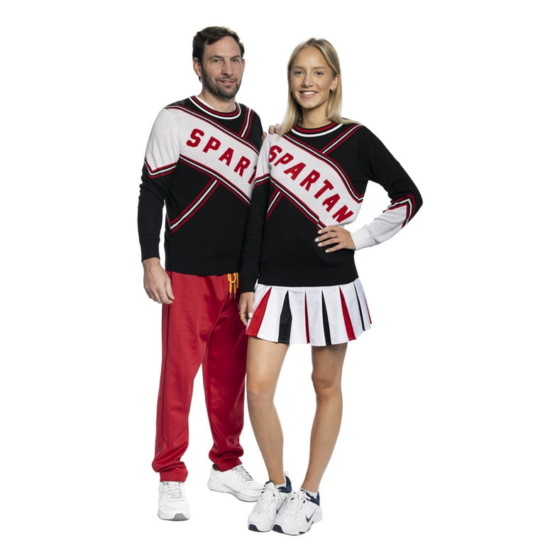 Cheerleader Halloween Costume for Mens and Womens Adult Unisex