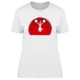 thumbnail image 1 of Cheerleader Jumping On Sunset  T-Shirt Women -Image by Shutterstock, Female 3X-Large, 1 of 2