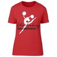 thumbnail image 1 of Cheerleader Jumps Into Split T-Shirt Women -Image by Shutterstock, Female Medium, 1 of 2