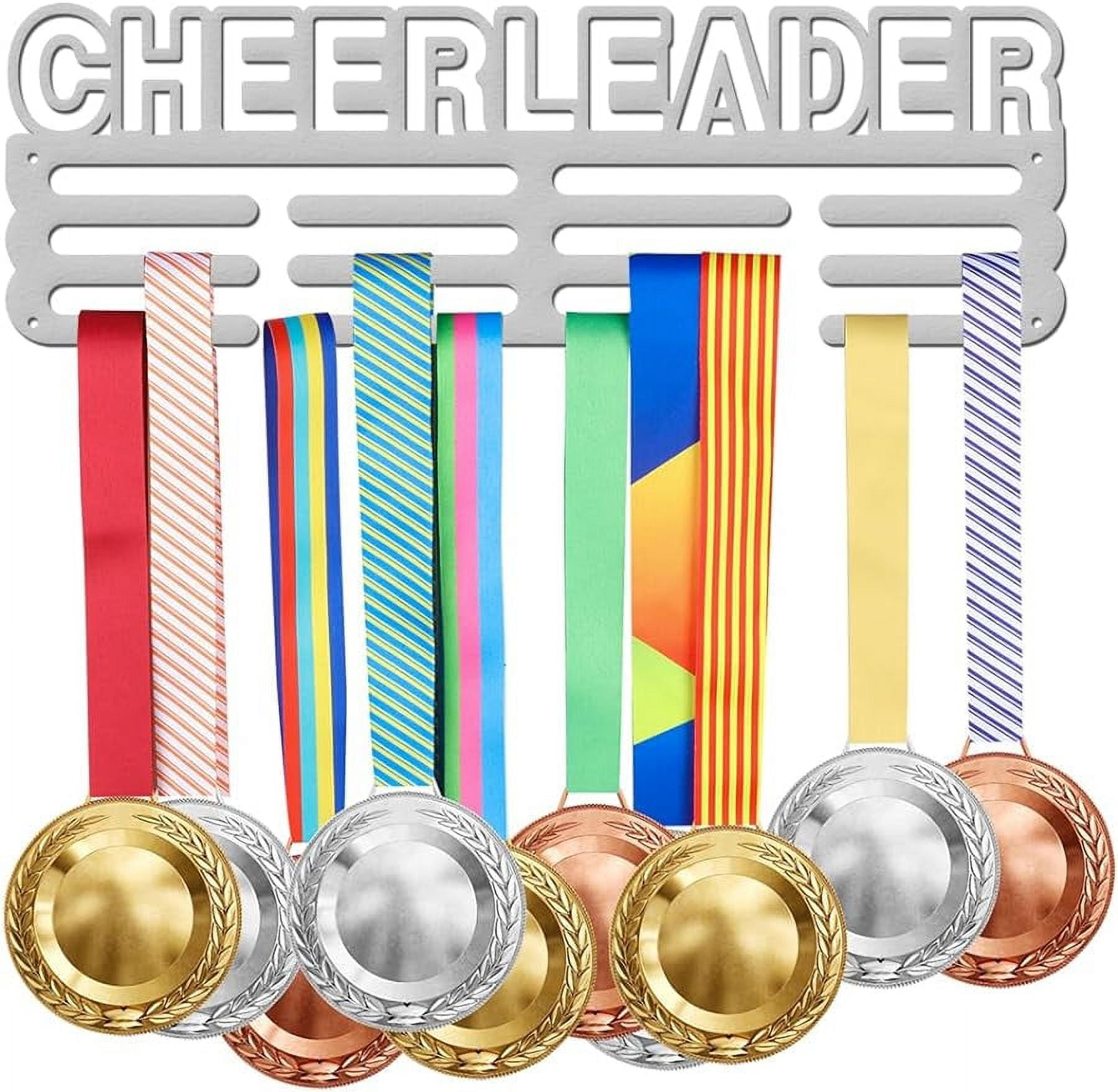 CREATCABIN Cheerleader Medal Hanger Display Cheer Medal Holder Rack Sports Metal