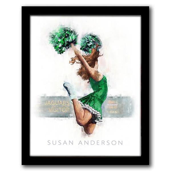 Cheerleader Personalized Print