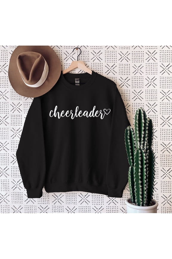 Cheerleader Sweatshirt, Women's Sweatshirt, Cute Cheer Sweatshirt, Cheerleaders' Gifts, Her, Ink and Quotes SWEATSHIRT All Size S-5XL