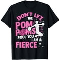 thumbnail image 1 of Cheerleader Tumbling Routine Chant Varsity T-Shirt, 1 of 4