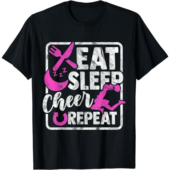 Cheerleader Tumbling Routine Chant Varsity T-Shirt