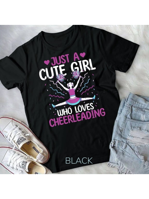 Cheerleader Women Just A Cute Girl Who Loves Cheerleading Unisex T-shirt
