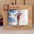 thumbnail image 1 of Cheerleaders Are Angels Personalized Wooden Frame-10" x 8" Brown Horizontal, 1 of 1