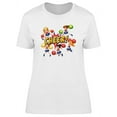 thumbnail image 1 of Cheerleaders Cheering T-Shirt Women -Image by Shutterstock, Female Small, 1 of 2
