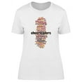 thumbnail image 1 of Cheerleaders Collage  T-Shirt Women -Image by Shutterstock, Female Large, 1 of 2