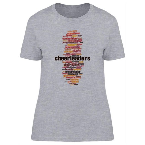 Cheerleaders Collage T-Shirt Women -Image by Shutterstock, Female Large