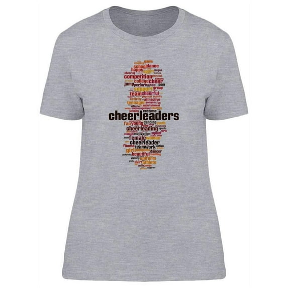 Cheerleaders Collage T-Shirt Women -Image by Shutterstock, Female x-Large