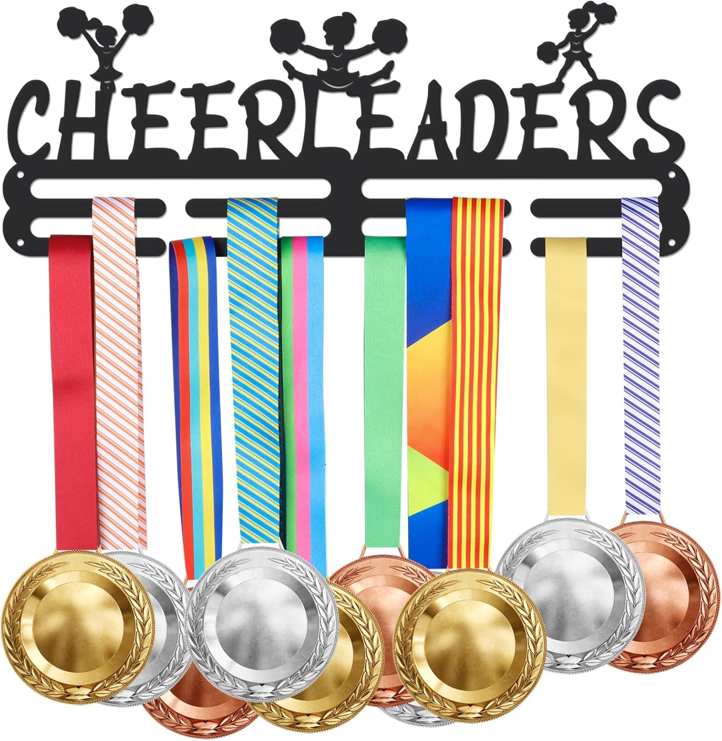 Cheerleaders Medal Hanger Display Holder Sports Medal Display Rack for ...
