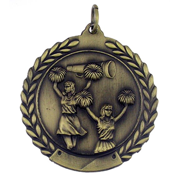 Cheerleading Award Single and Bulk Medals