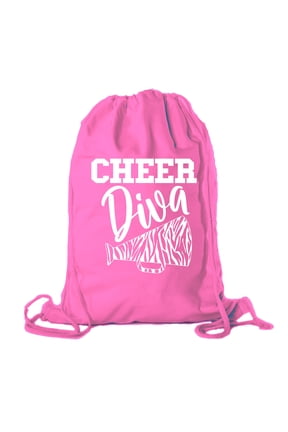 Cheerleading Backpacks, Cheer and Pom Drawstring Bags, Cheerleader Team Cinch Bags
