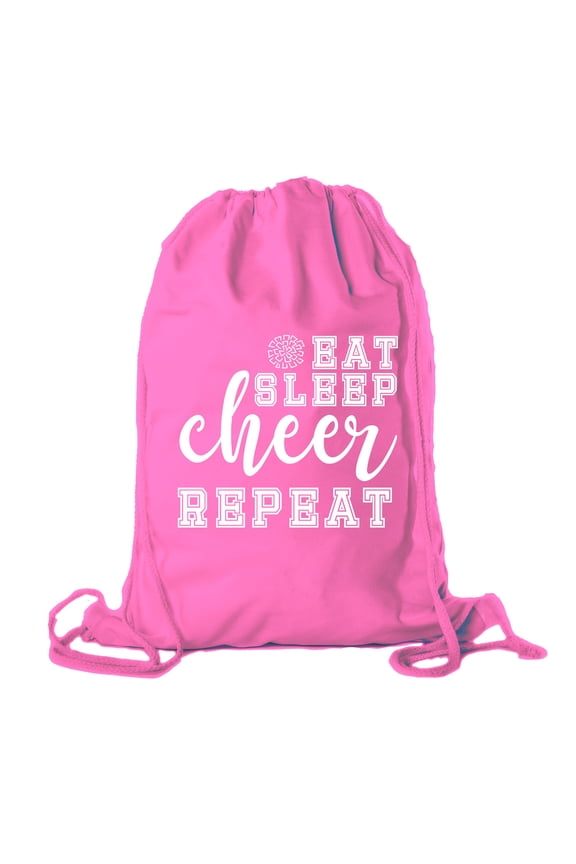 Cheerleading Backpacks, Cheer and Pom Drawstring Bags, Cheerleader Team Cinch Bags