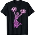 thumbnail image 1 of Cheerleading Cheerleader Cheer Girl Youth Team Squad T-Shirt Black 4X-Large, 1 of 4