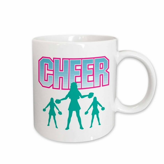 3drose, Cheerleading Cheerleader Cheer Sports Design, 11oz Mug