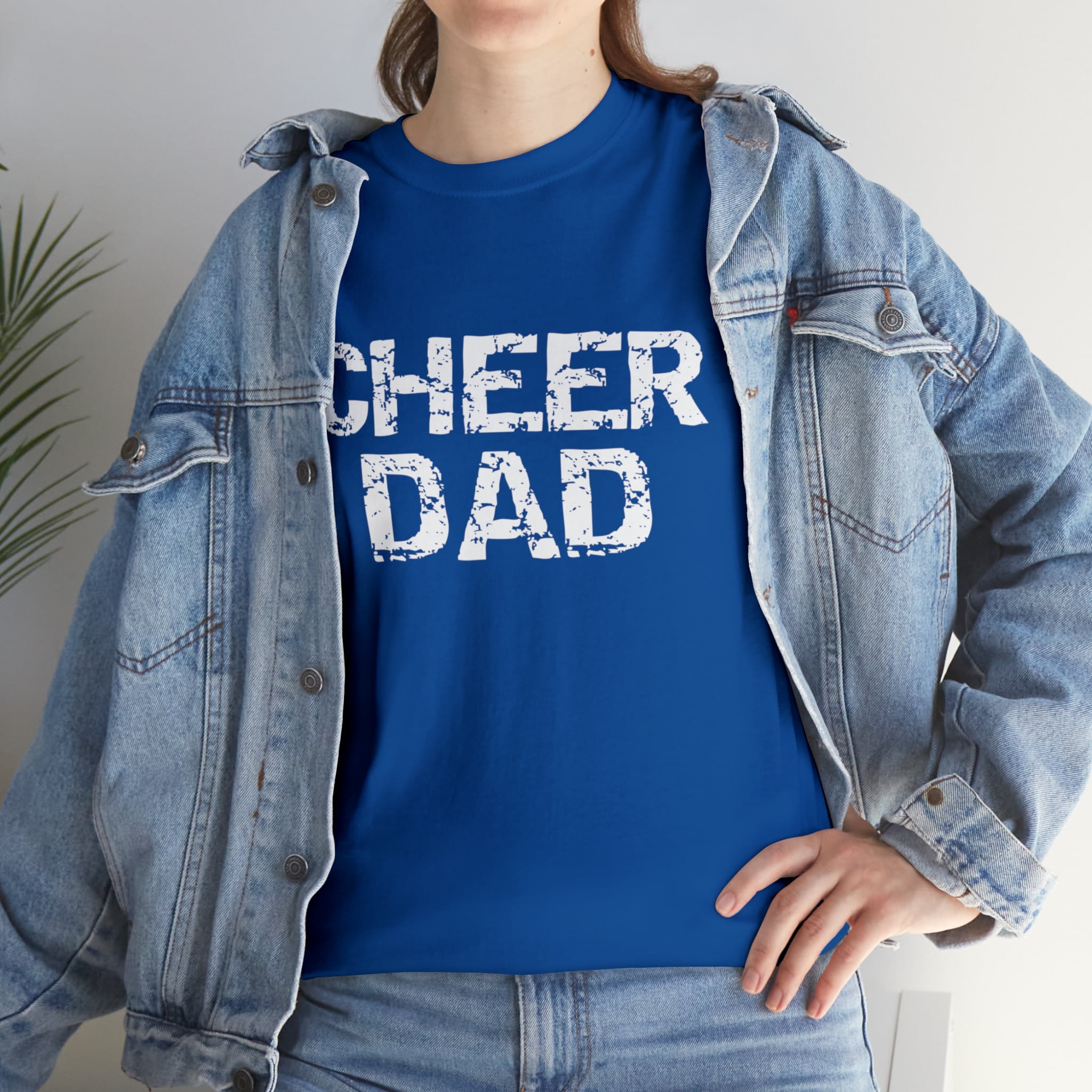 Cheerleading Cheerleader Father Cheer Dad T-Shirt - Walmart.com