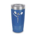 thumbnail image 1 of Cheerleading Cheerleader Tumbler 20 oz - Laser Engraved w/ Clear Lid - Stainless Steel - Vacuum Insulated - Double Walled - Travel Mug - cheer v2 - Blue, 1 of 4