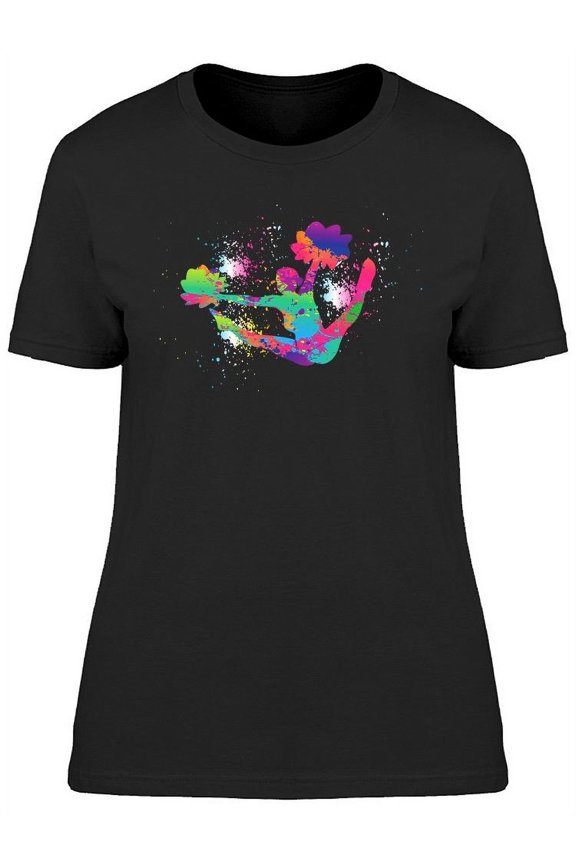 Cheerleading Colored Design T-Shirt Women -Image by Shutterstock, Female Large