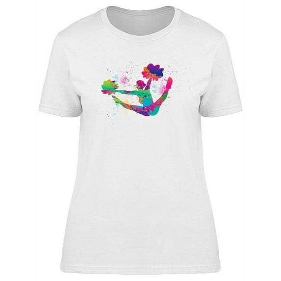 Cheerleading Colored Design T-Shirt Women -Image by Shutterstock, Female x-Large