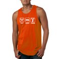thumbnail image 1 of Cheerleading Eat Sleep Cheer Girl Sports Mens Graphic Tank Top, Orange, 2XL, 1 of 3