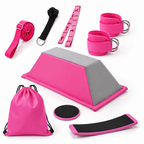 Cheerleading Flyer Set with Non-Slip Stand, Rotating Balance Boards, and Ankle Straps