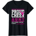thumbnail image 1 of Cheerleading Graphic - Proud Cheer Aunt T-Shirt, 1 of 3
