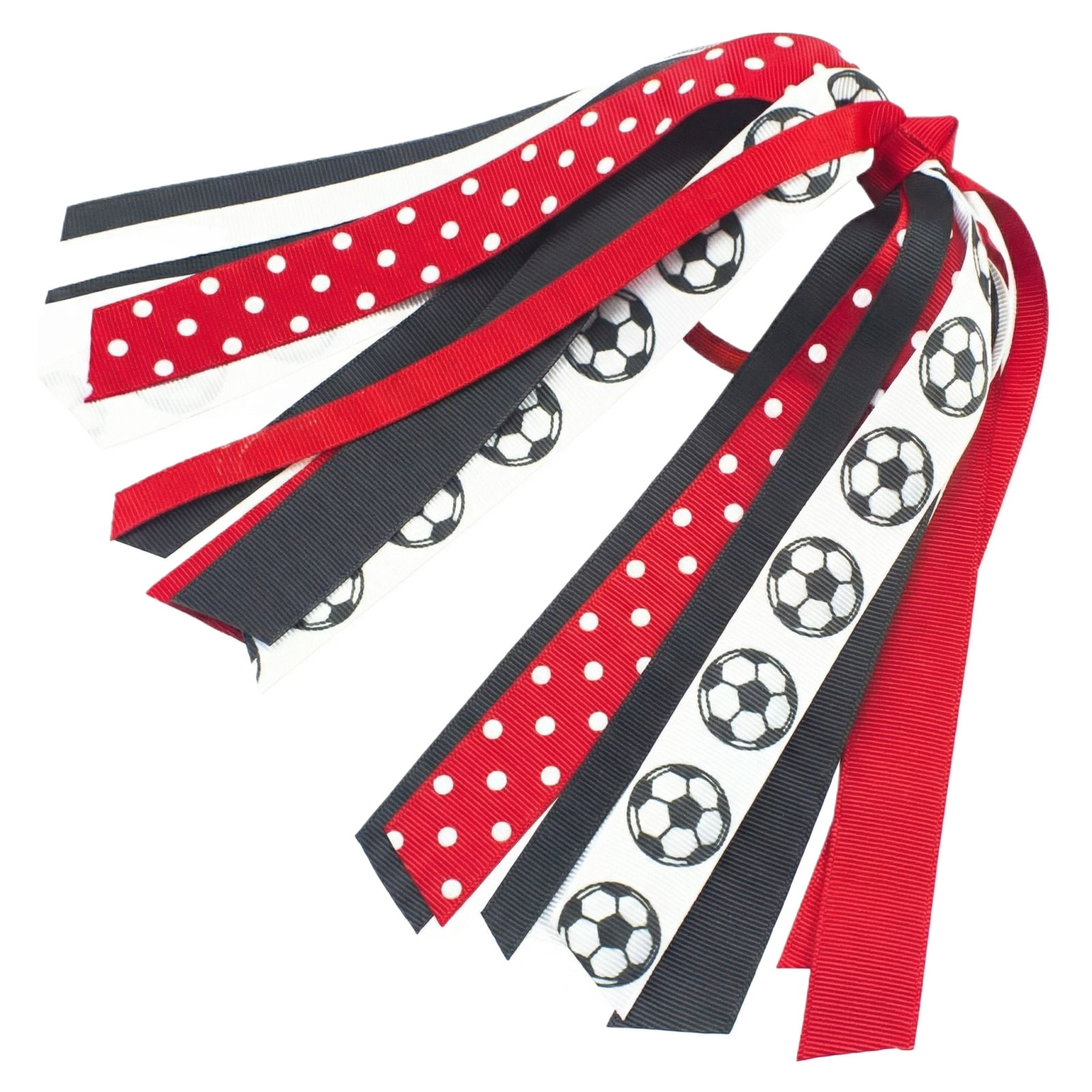 Cheerleading Hair Streamers Sports Ribbon Scrunchies Durable Competition Ponytail Holder for Game Day Performance and Athletic Spirit Events