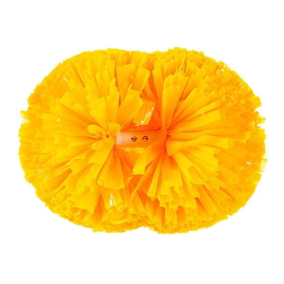 Cheerleading Handheld Colorful Flowers Sports Activities Performance Cheering Supplies Round Practical Material Lightweight Handle Design Off Party Event 2PCS
