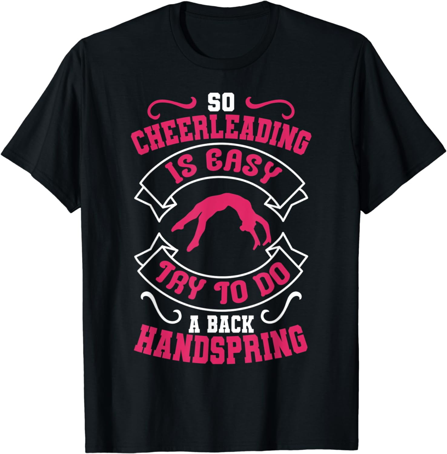 Cheerleading Handspring Cheerleaders Team Squad Cheering TShirt