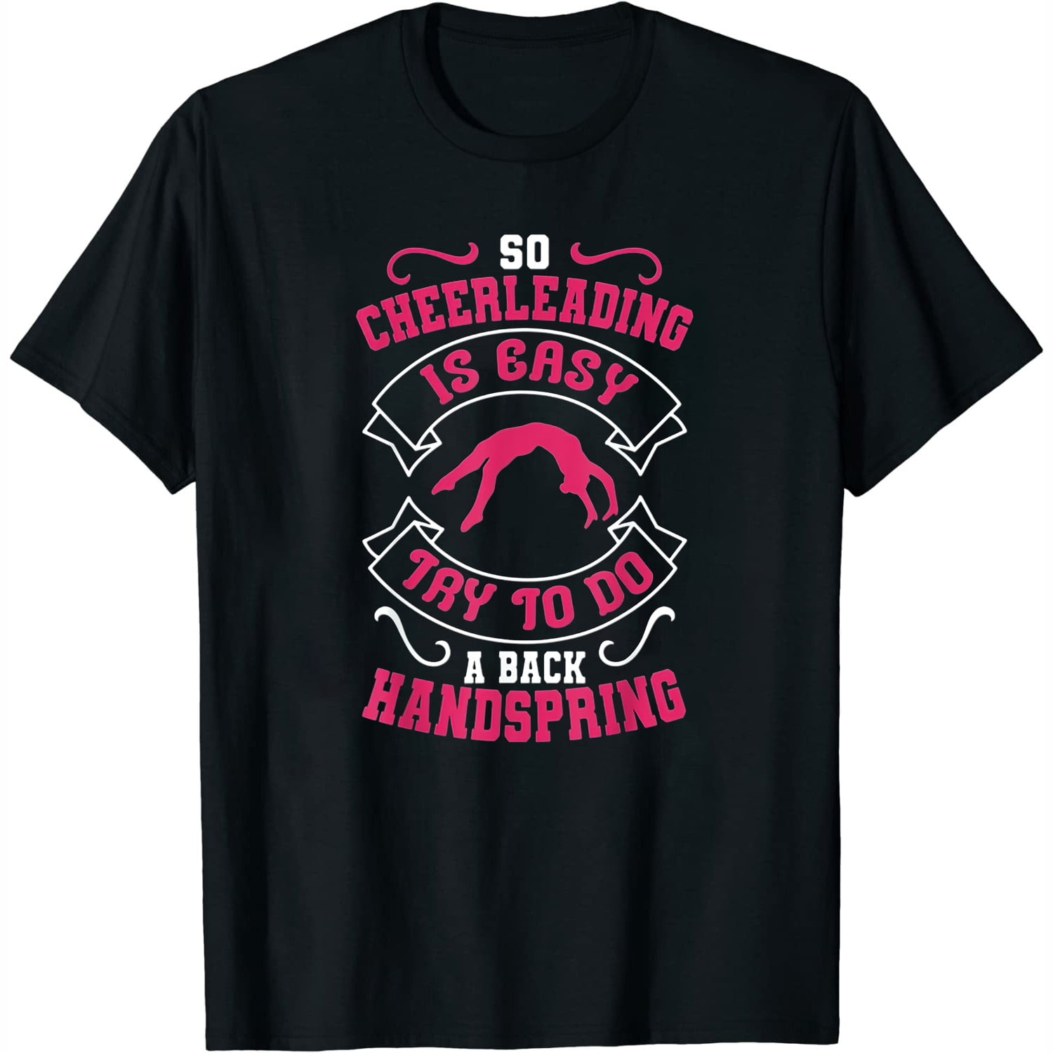 Cheerleading Handspring Cheerleaders Team Squad Cheering TShirt