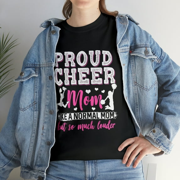 Cheerleading Mom Proud Cheer Mom Like Normal Mom T-Shirt