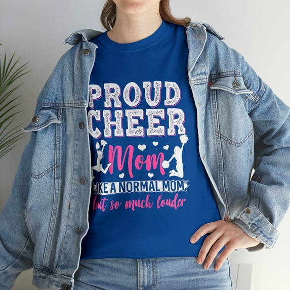 Cheerleading Mom Proud Cheer Mom Like Normal Mom T-Shirt