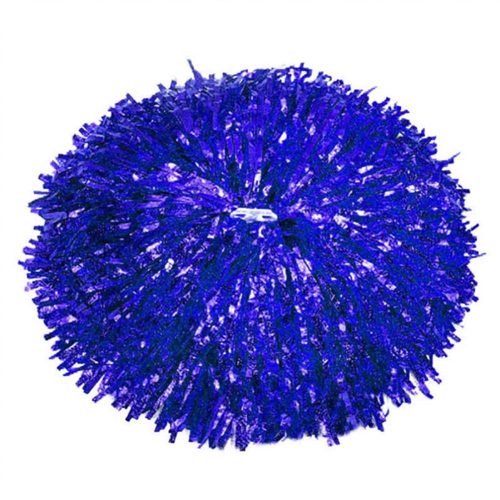 Fun Express Royal Blue and White Cheer Pom Poms - Set of 24 - School Spirit  Toys and Supplies