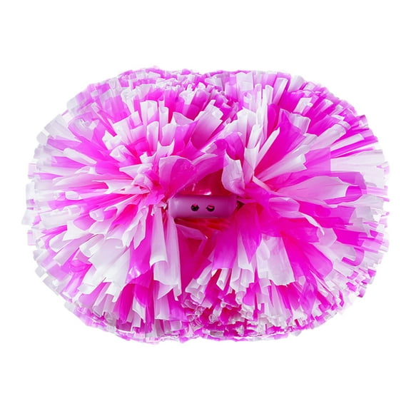 Cheerleading Pom Poms for Dance Team Performance and Sports Events with Lightweight Easy Grip Handles 2PCS