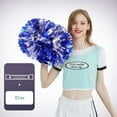 thumbnail image 1 of Cheerleading Pom Poms for Kids, 2 PCS Cheerleader Cheering Squad Pompoms for Boy Girl School Sports Games Team Spirit Cheer, 1 of 8