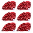 thumbnail image 1 of Cheerleading Pompoms Cheer Party Costume Sports Accessory (red), 1 of 5