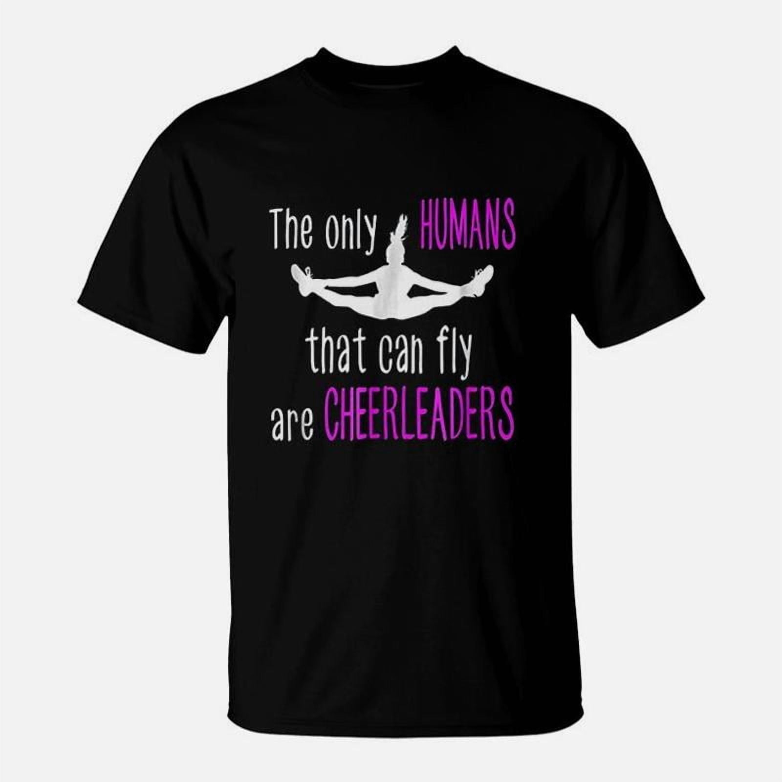 Cheerleading Pretty Little Flyer Cheer Quotes TShirt - Walmart Business ...