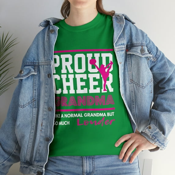 Cheerleading Proud Cheer Grandma Like A Normal Grandma T-Shirt