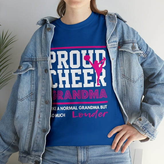 Cheerleading Proud Cheer Grandma Like A Normal Grandma T-Shirt