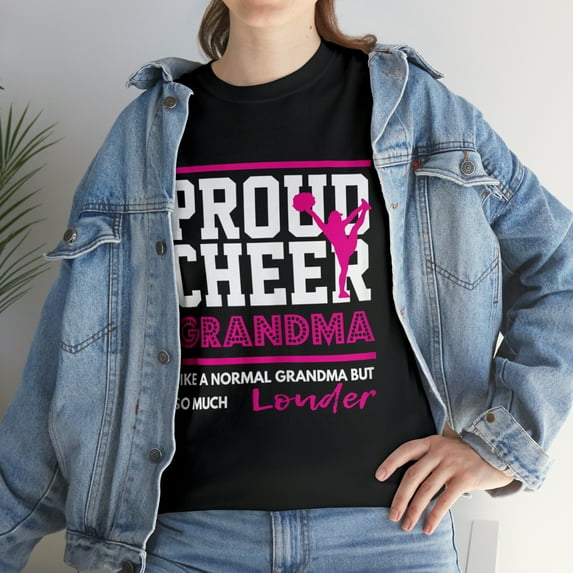 Cheerleading Proud Cheer Grandma Like A Normal Grandma T-Shirt