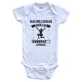 thumbnail image 1 of Cheerleading Skills Loading Funny Cheerleading Baby Bodysuit, 0-3 months white, 1 of 4