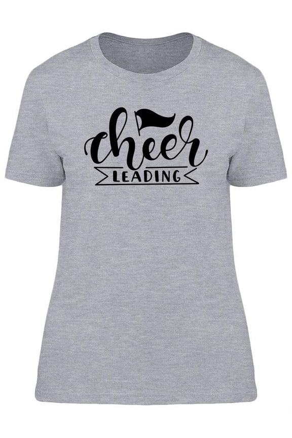 Cheerleading With Flag T-Shirt Women -Image by Shutterstock, Female Medium