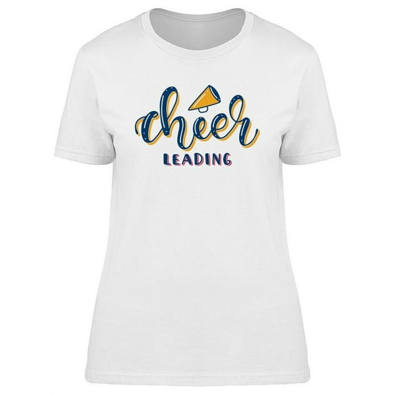 Cheerleading With Megaphone T-Shirt Women -Image by Shutterstock, Female 3X-Large