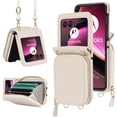 thumbnail image 1 of Cheeroll Wallet Cell Phone Case for Motorola Moto Razr+ 2023, White, 1 of 14