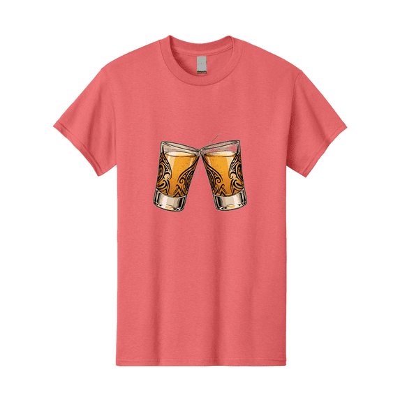 Cheers-2 Mens Graphic Tee, 100% Cotton, Casual Summer Wear BAA284